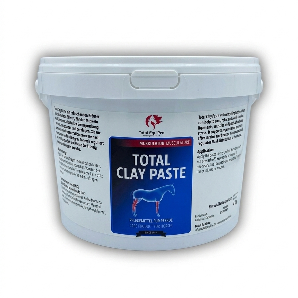 TOTAL Clay Paste – kühlende Tonerde-Paste für Pferde