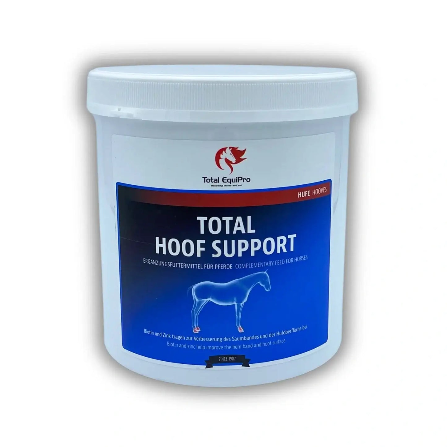 Total Hoof Support 1kg – Pellets zur gezielten Hufstärkung bei Pferden mit schlechter Hornqualität