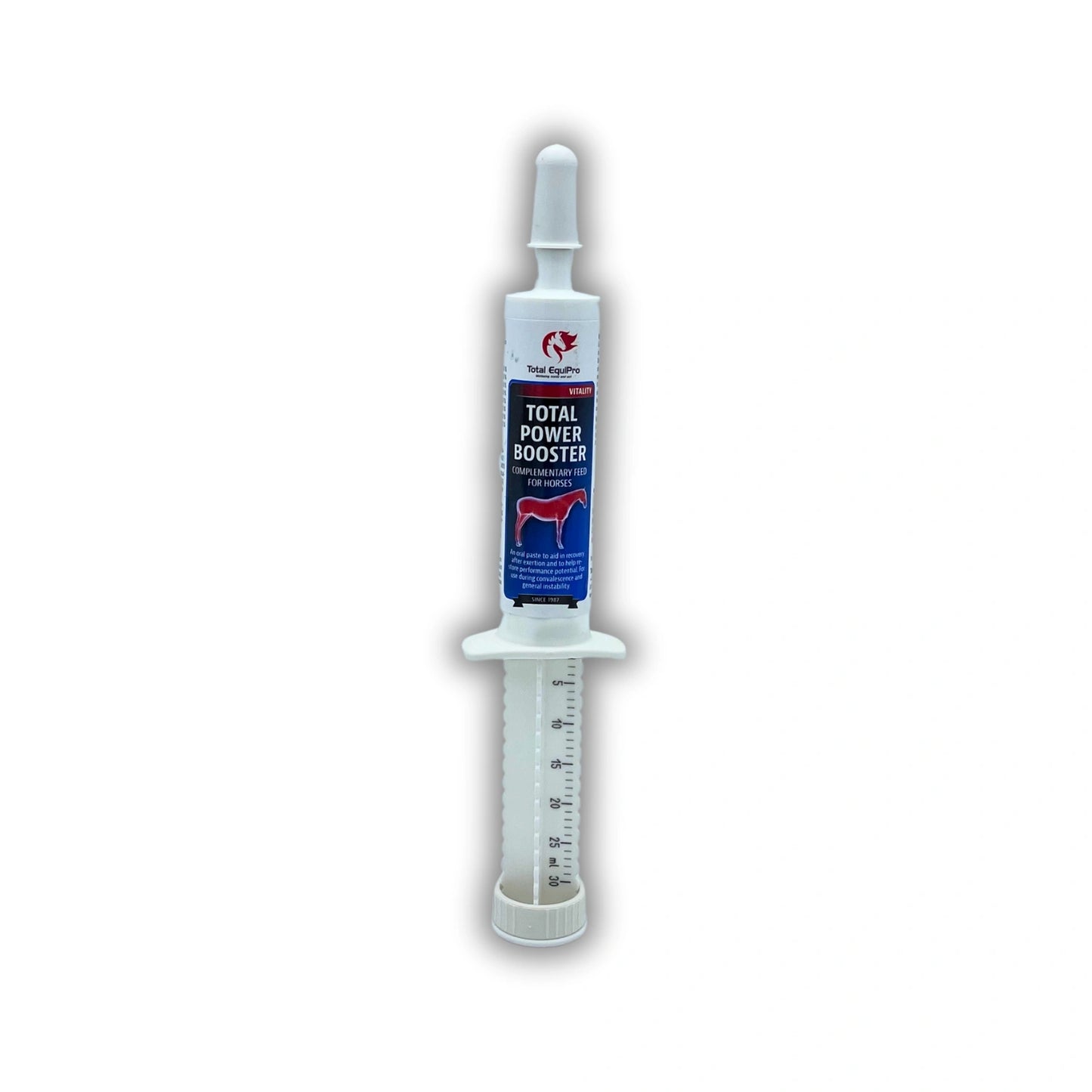 TOTAL Power Booster – Energiepaste für Pferde mit Vitamin E, B-Komplex & Elektrolyten zur Unterstützung von Leistung & Regeneration (30 ml)