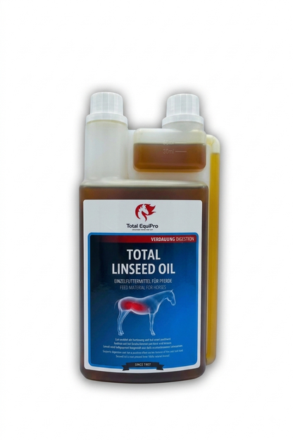 TOTAL Linseed Oil – Pure linseed oil for horses to support coat, digestion &amp; regeneration (5 L)