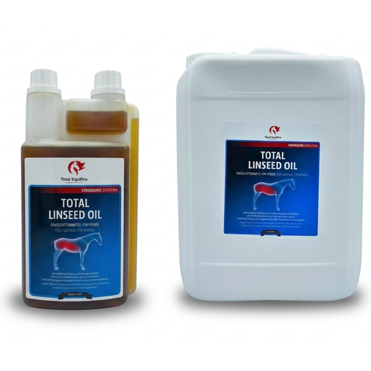 TOTAL Linseed Oil – Pure linseed oil for horses to support coat, digestion &amp; regeneration (5 L)