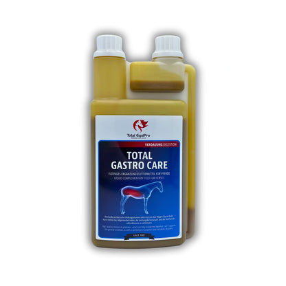 Total Gastro Care 1L – flüssiges Ergänzungsfutter für eine stabile Verdauung bei magenempfindlichen Pferden