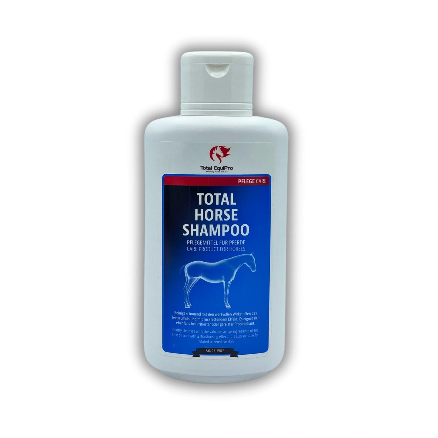 Total Horse Shampoo 500 ml – sanftes Pferdeshampoo zur Fellpflege mit Teebaumöl von TOTAL EquiPro