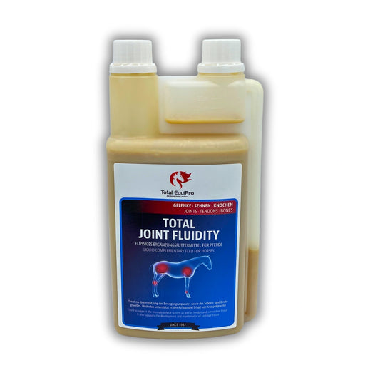 TOTAL Joint Fluidity 1 L – flüssige Ergänzung mit Glucosamin, MSM und weiteren Gelenknährstoffen zur Unterstützung von Knorpel, Sehnen und Gelenken bei Pferden im Training oder Wiederaufbau