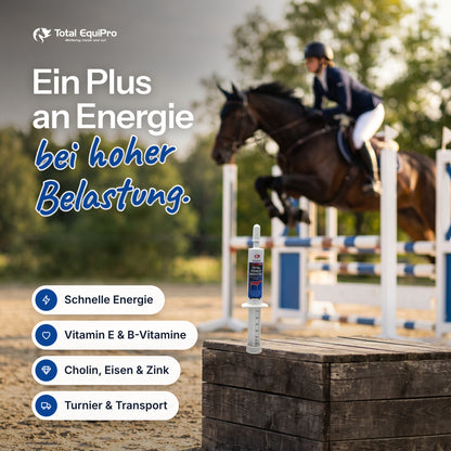 Total Power Booster in the stable – extra energy for heavy workloads.