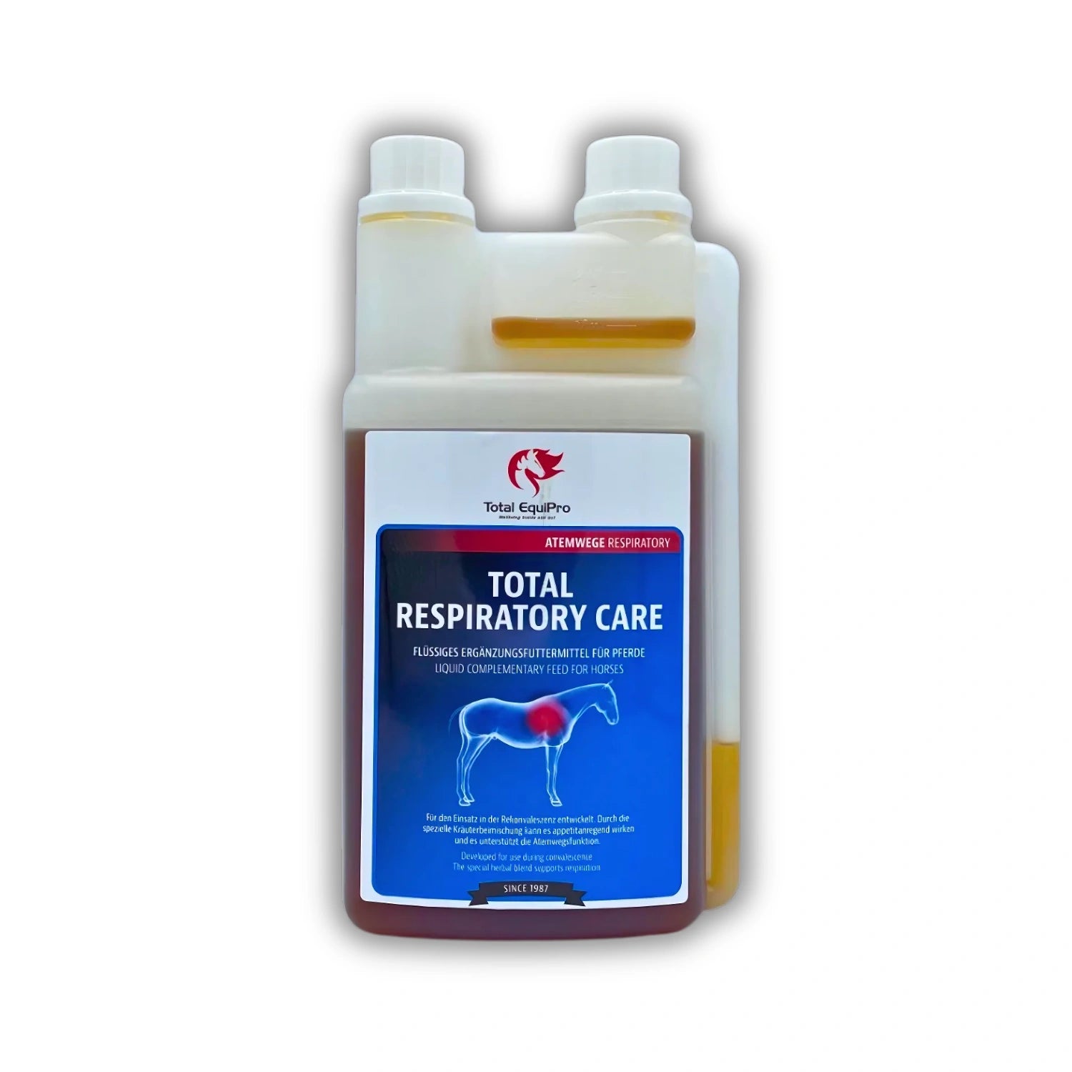 Total Respiratory Care 1L – Ergänzungsfutter zur Unterstützung der Atemwege bei Pferden
