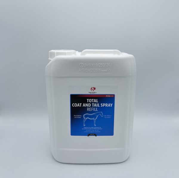 Schweifspray Pferd – TOTAL Coat & Tail Spray im 5 L Kanister