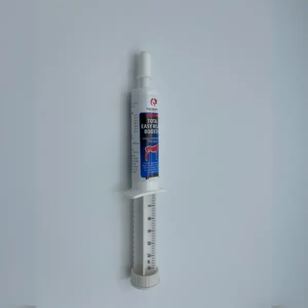 TOTAL Relax Booster für Pferde – 30 ml Einzelpaste zur schnellen Beruhigung bei Stress, Transport oder Turnier. Direkt anwendbar, dopingfrei & hochwirksam.