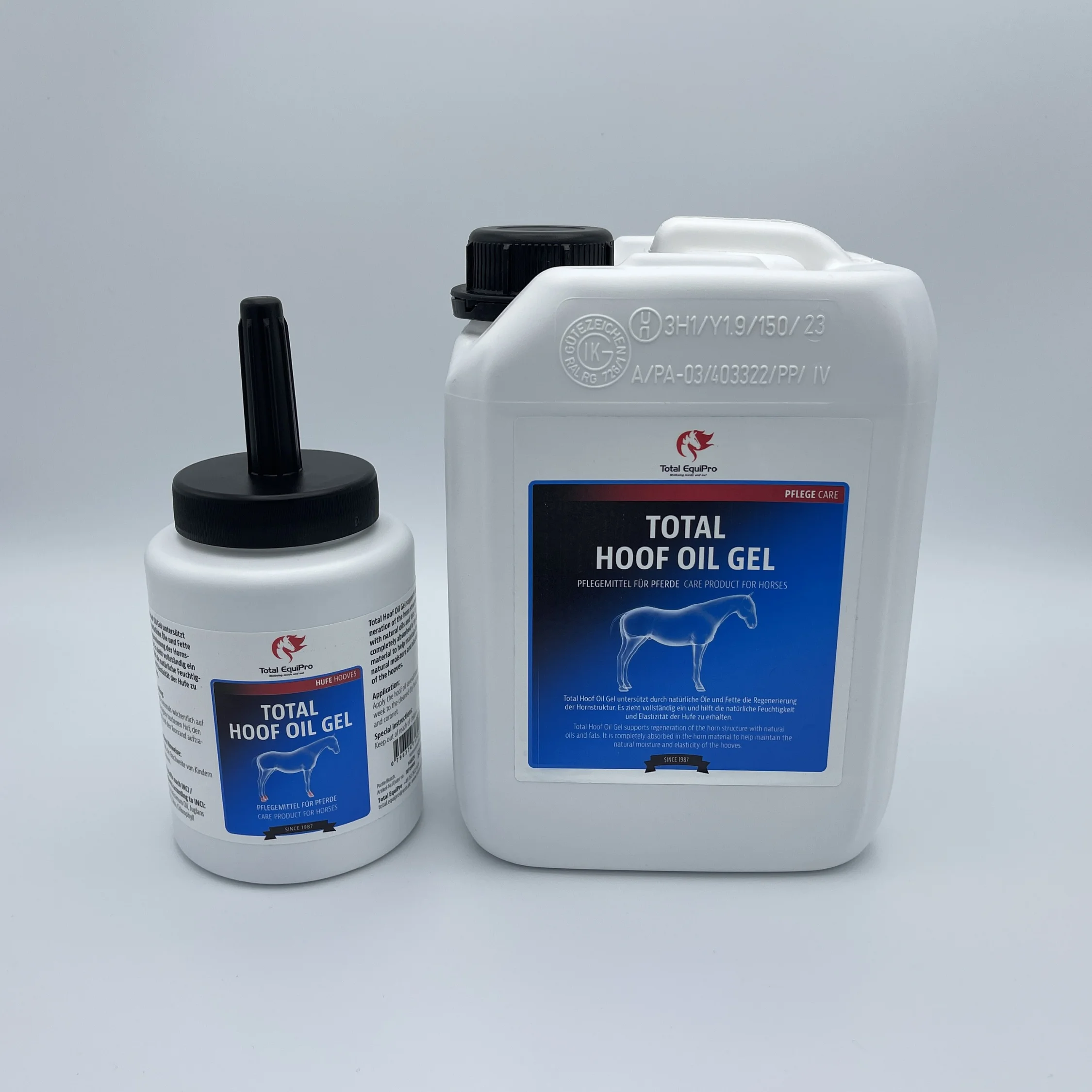 Huföl für Pferde – TOTAL Hoof Oil Gel 500 ml mit praktischer Gel-Konsistenz zur täglichen Hufpflege