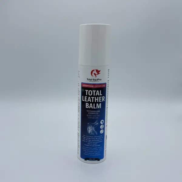 TOTAL Leather Balm 200 ml – nährende Pflege für Glattleder wie Sattel, Zaumzeug & Stiefel – schützt, pflegt und erhält Geschmeidigkeit