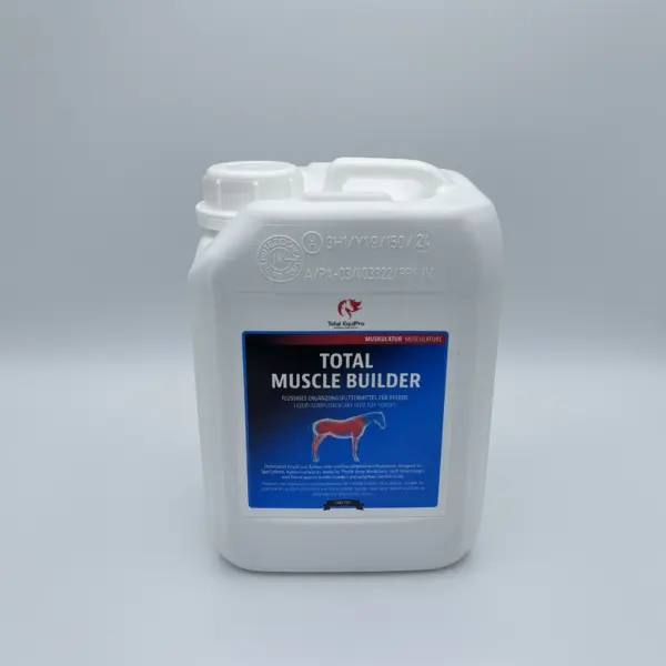 TOTAL Muscle Builder 2,5 L – Hochwertiges Ergänzungsfuttermittel mit Gamma-Oryzanol und ungesättigten Fettsäuren zur Förderung der Muskulatur bei Sport- und Aufbautraining