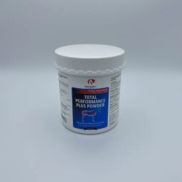 TOTAL Performance Plus Powder 600 g – Ergänzungsfutter mit MSM, Spirulina, Chondroitinsulfat, Vitamin C & Bierhefe zur Unterstützung von Gelenkfunktion, Beweglichkeit und Immunsystem bei Pferden